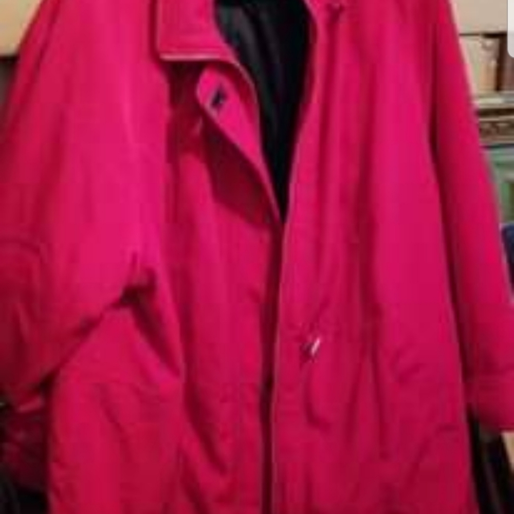 Women's red lined jacket